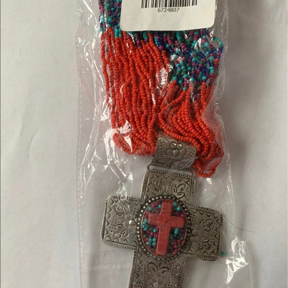 Cross Necklace & Earrings Set